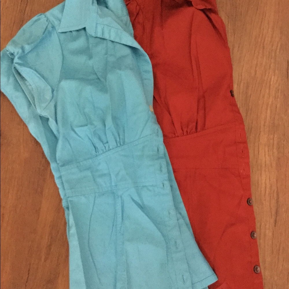 Banana Republic two for one button downs.